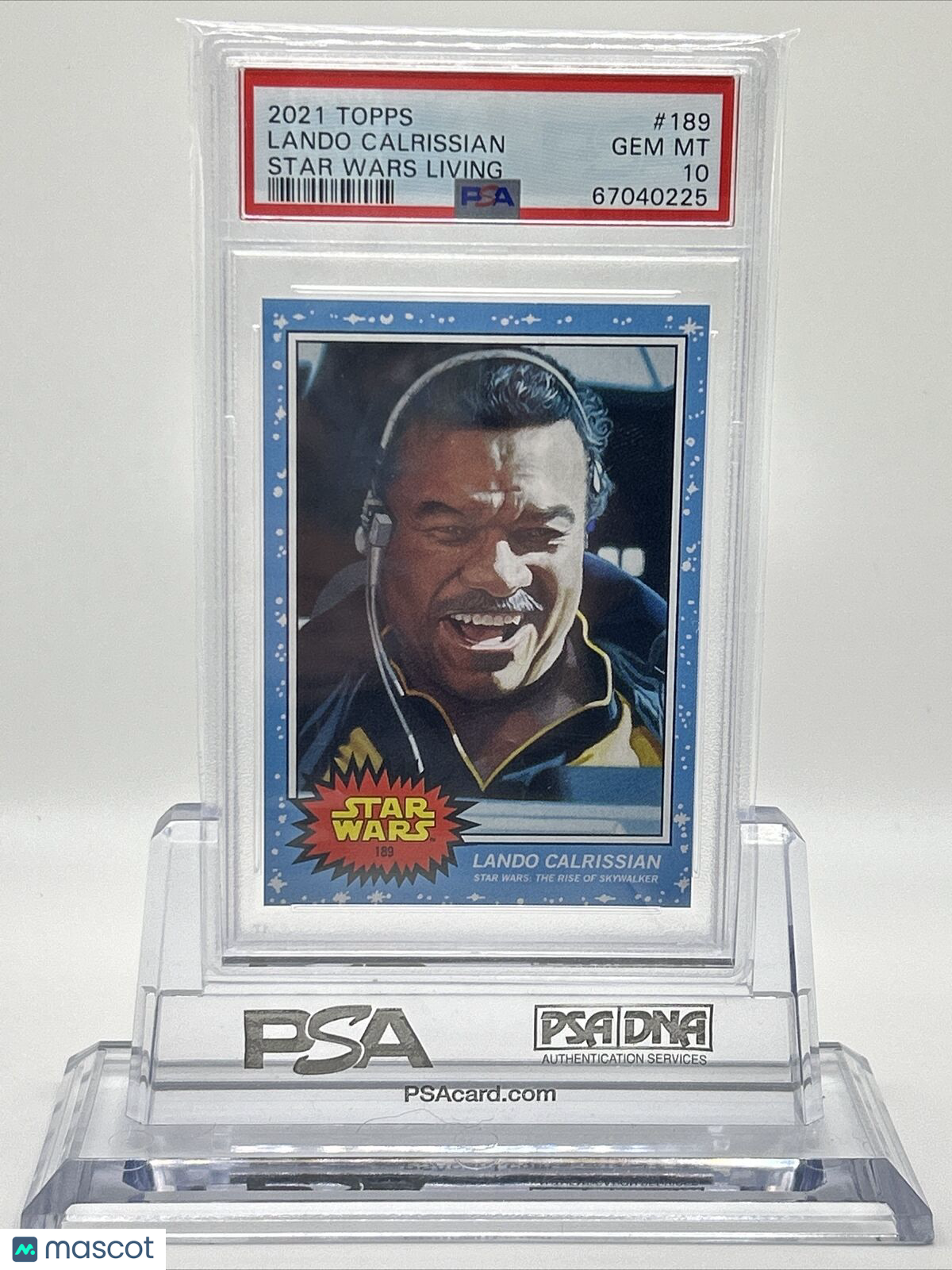 2021 Topps Star Wars Living Set Lando Calrissian Card #189 PSA 10 Gem Mint