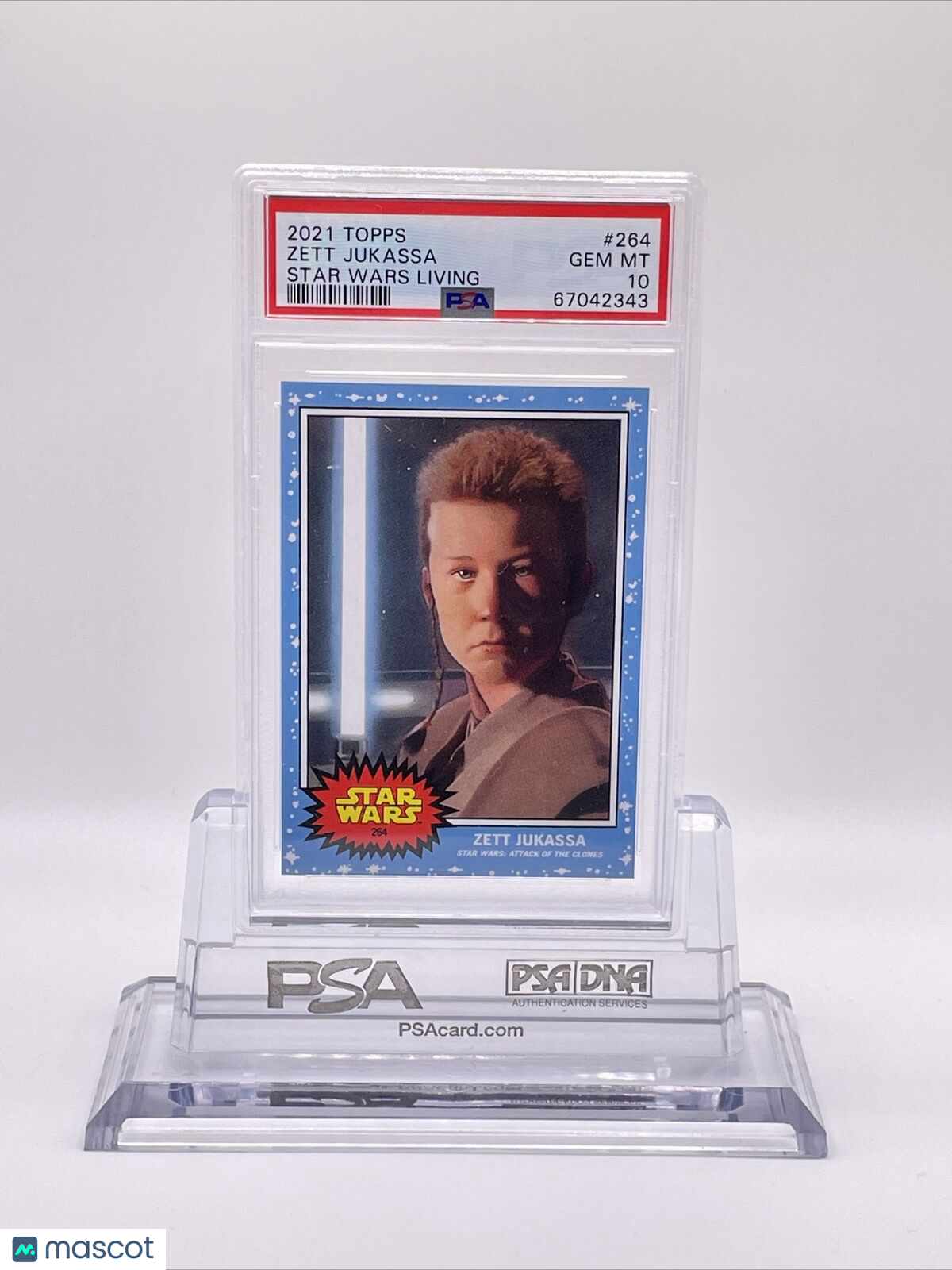 2021 Topps Star Wars Living Set Zett Jukassa Card #264 PSA 10 Gem Mint