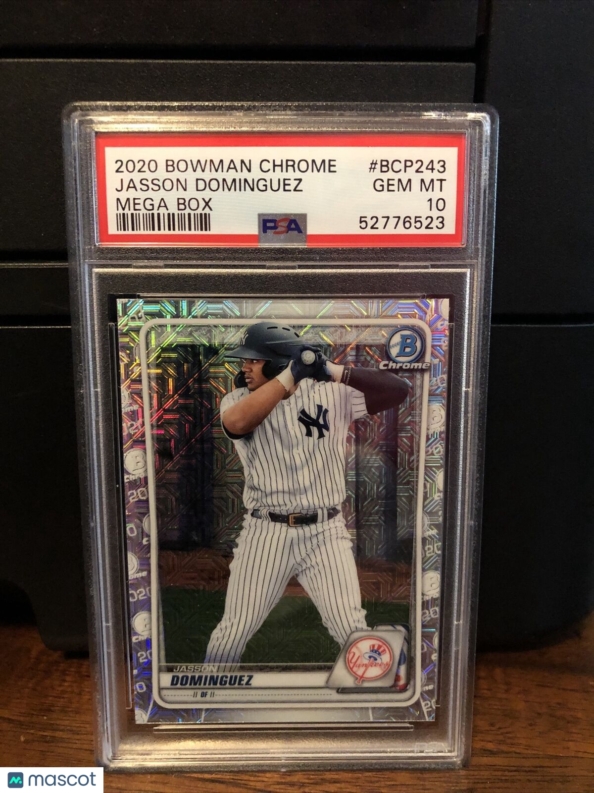 2020 Bowman Chrome Prospects Mega Box Jasson Dominguez Card #BCP243 PSA 10