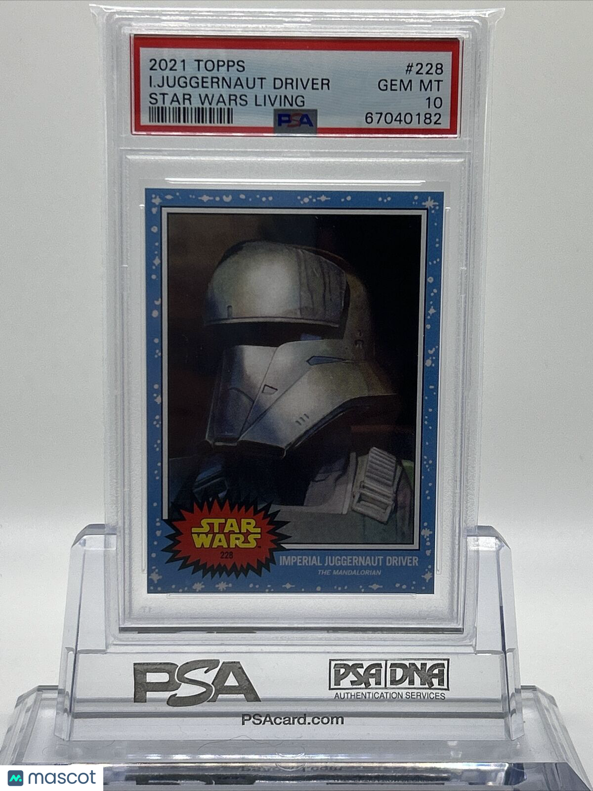 2021 Topps Star Wars Living Set Imperial Juggernaut Driver Card #228 PSA 10 Gem
