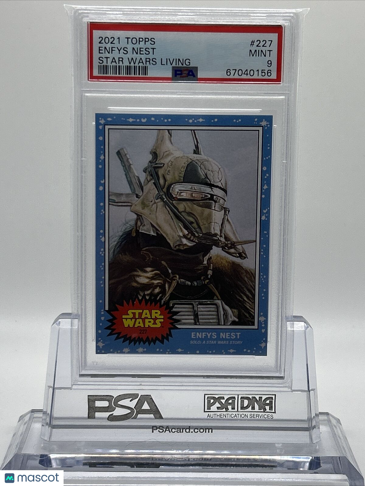 2021 Topps Star Wars Living Set Enfys Nest Card #227 PSA 9 Mint