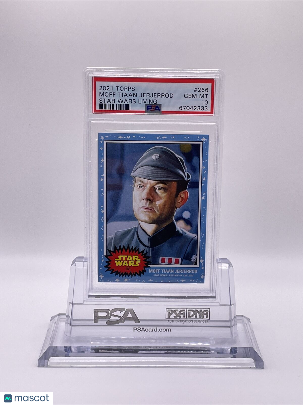 2021 Topps Star Wars Living Set Moff Tiaan Jerjerrod Card #266 PSA 10 Gem Mint