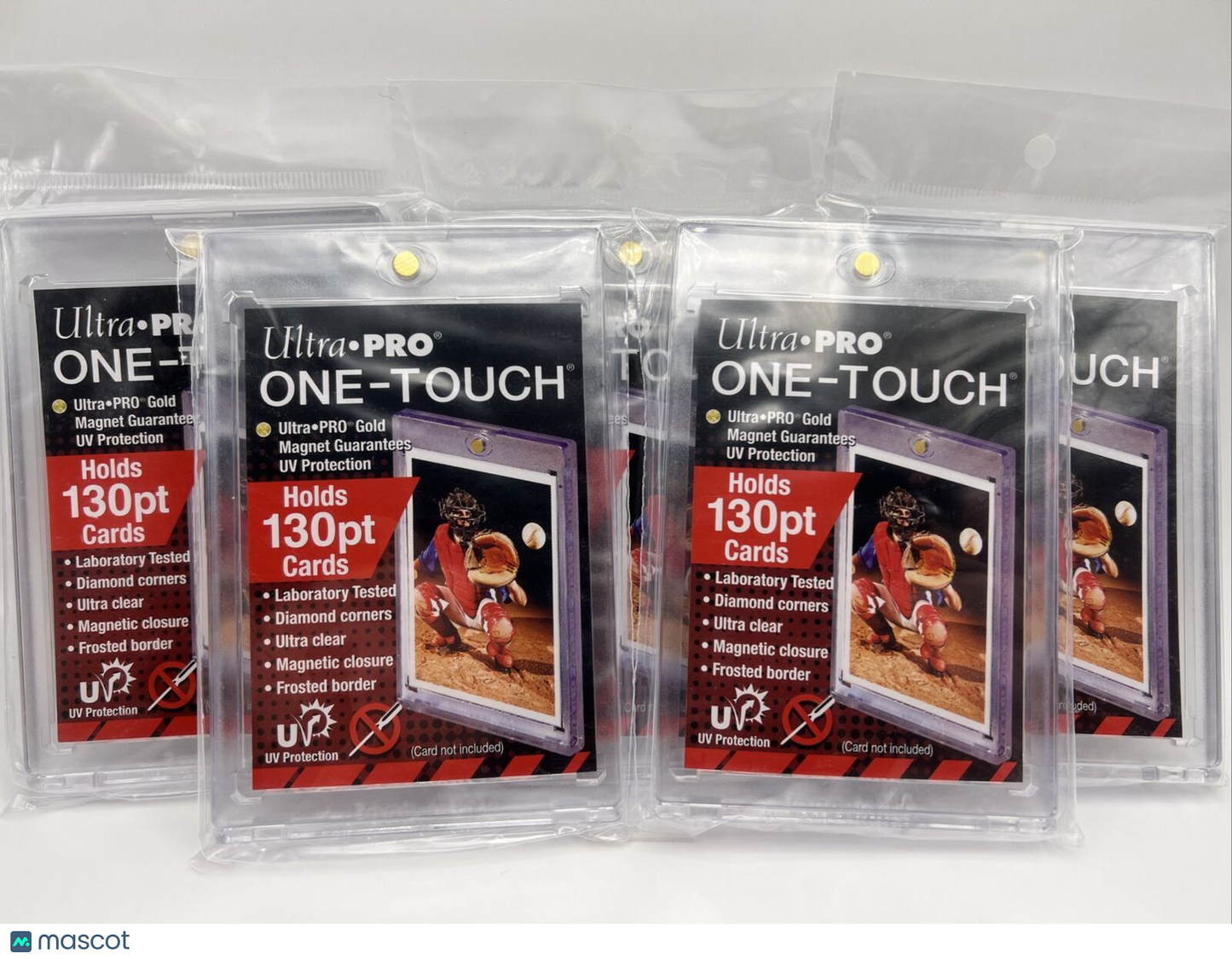 Ultra Pro One-Touch Thick Card 130pt Point Magnetic Card Holder - LOT of 5