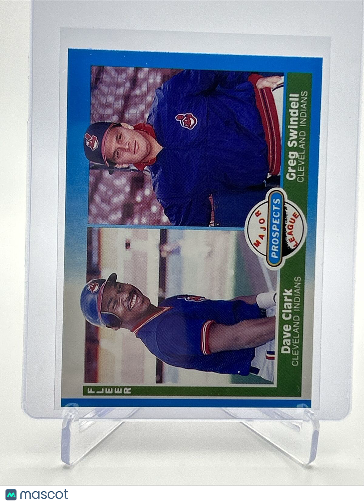 1987 Fleer Dave Clark/Greg Swindell Rookie Baseball Card #644 Mint FREE SHIPPING
