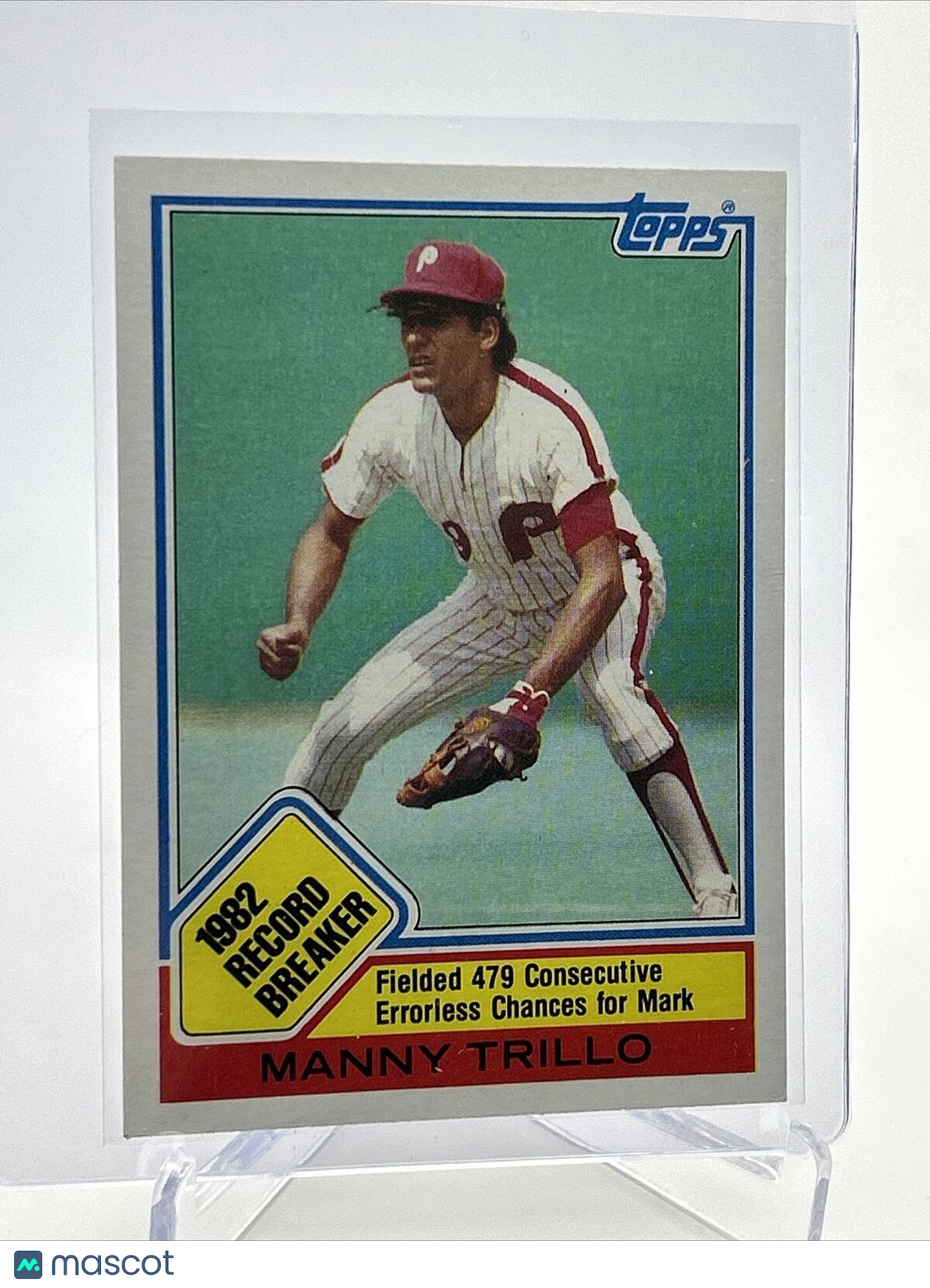 1983 Topps Manny Trillo Baseball Card #5 NM-Mint FREE SHIPPING