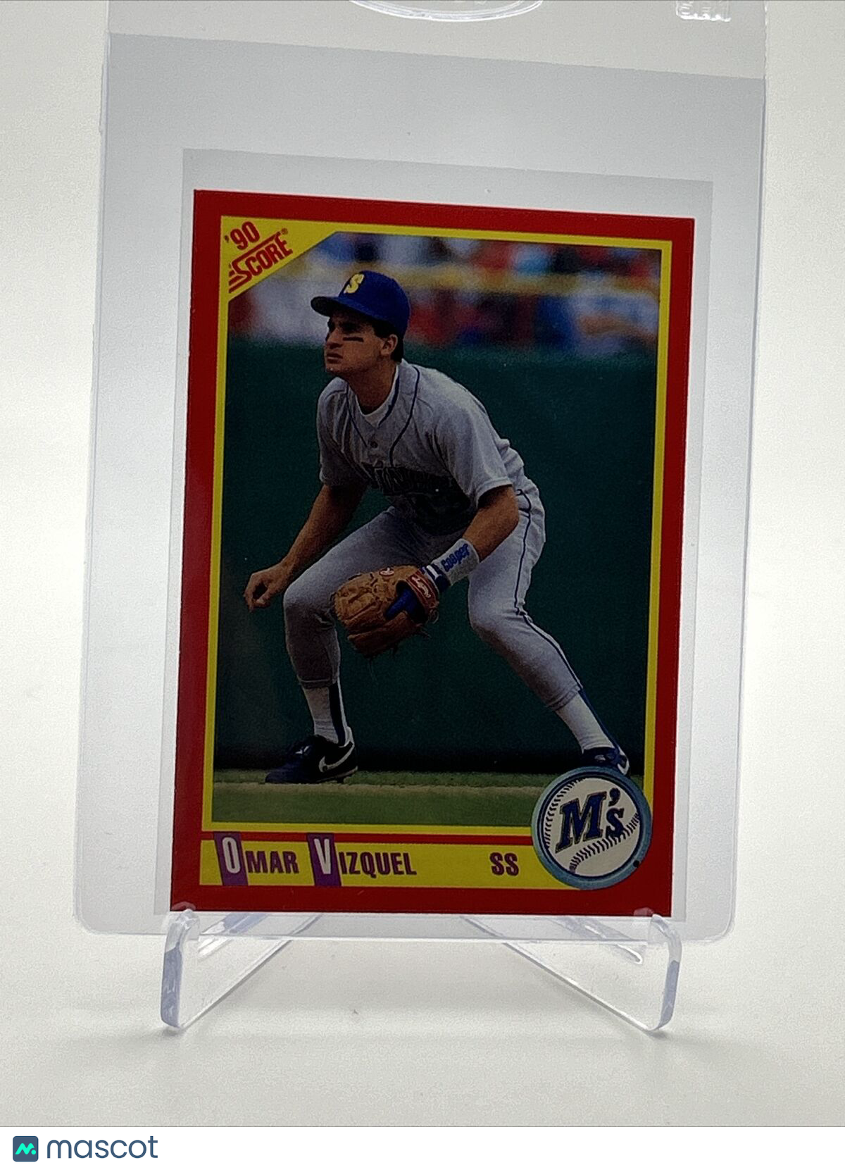 1990 Score Omar Vizquel Rookie Baseball Card #264 Mint FREE SHIPPING