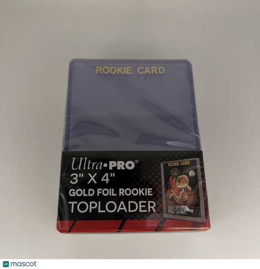Ultra Pro 3X4 GOLD ROOKIE 35pt Toploaders 1 Pack of 25 for Standard Sized Cards