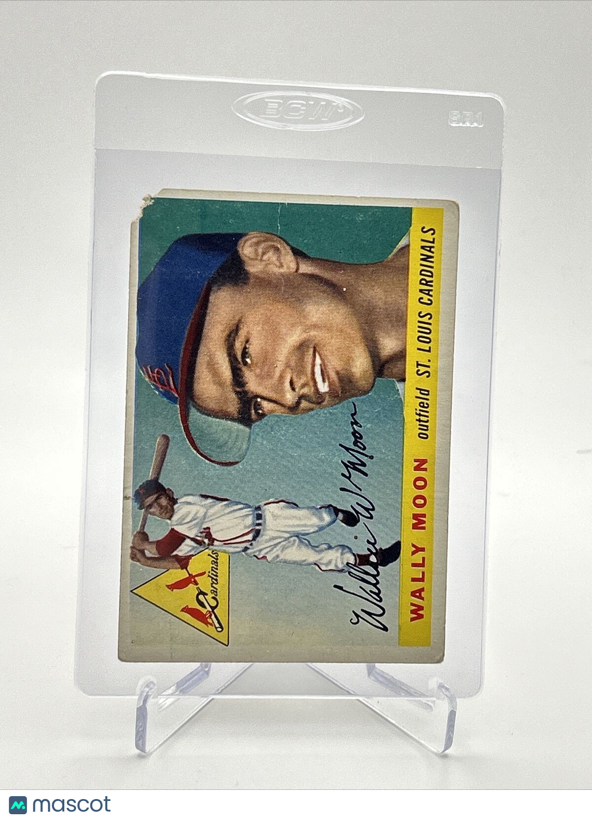 1955 Topps Wally Moon Baseball Card #67 Poor Quality FREE SHIPPING