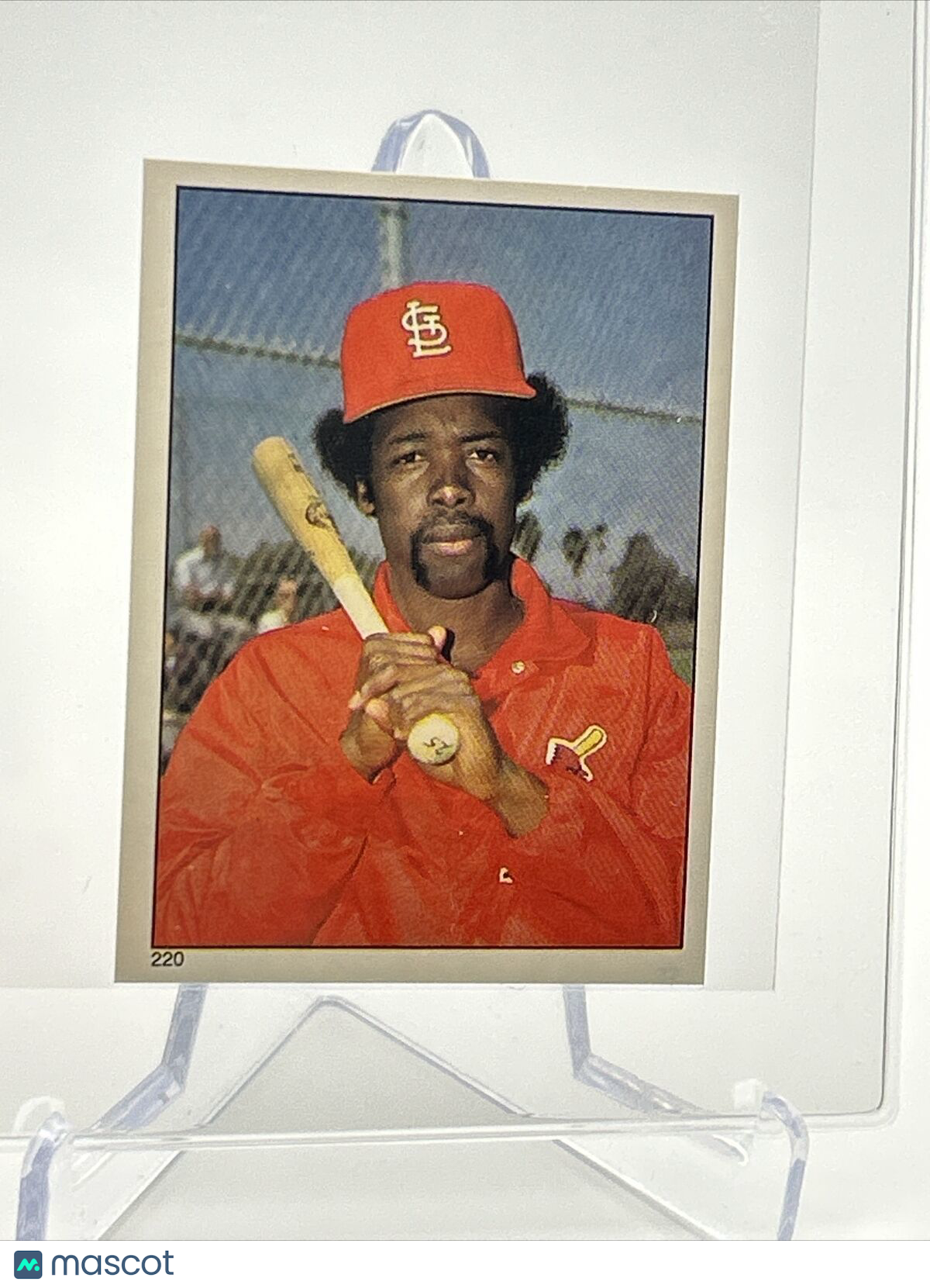 1981 Topps Stickers George Hendrick Baseball Card #220 NM-Mint FREE SHIPPING