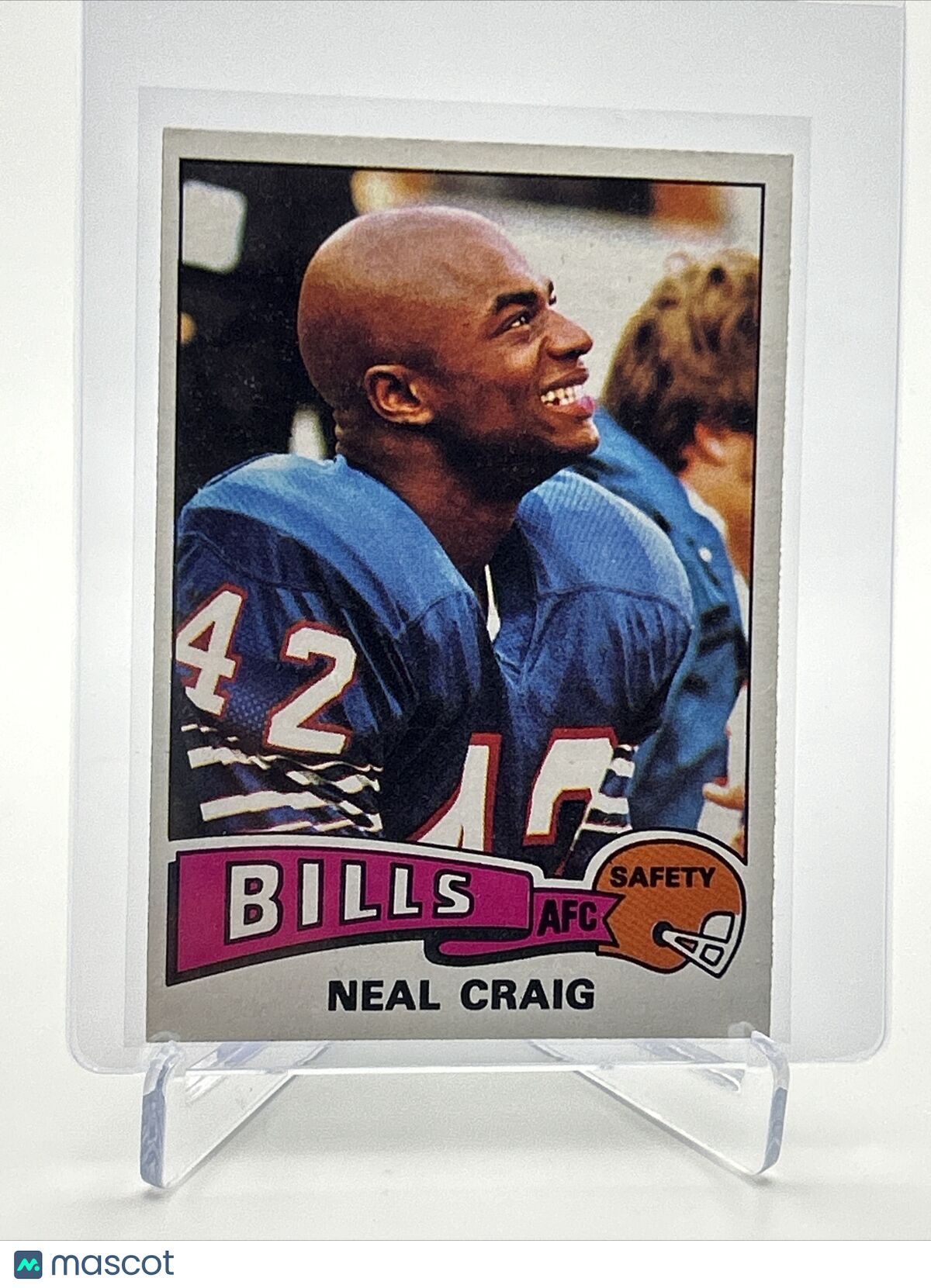 1975 Topps Neal Craig Rookie Football Card #387 NM Quality FREE SHIPPING