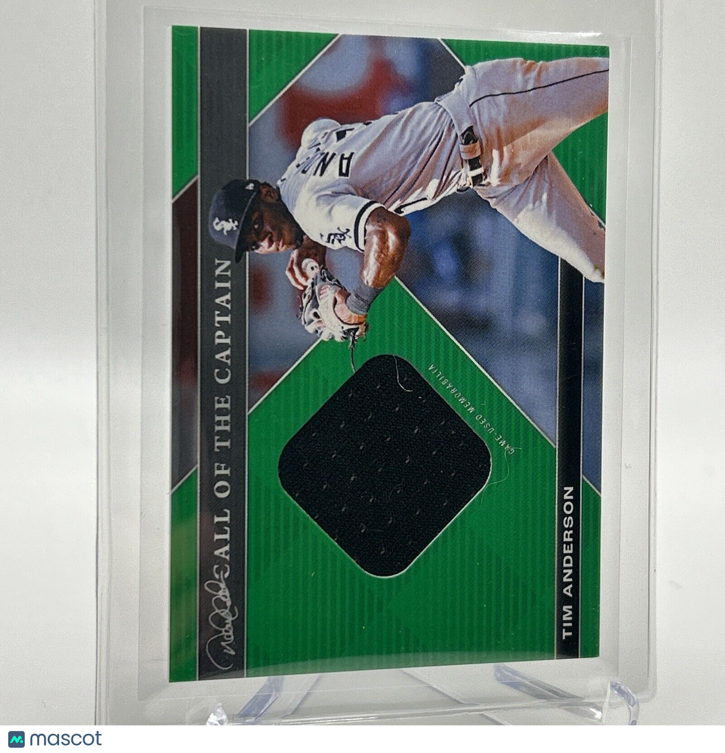 2022 Topps x Derek Jeter Call of the Captain Tim Anderson Jersey Card 2/75 #6