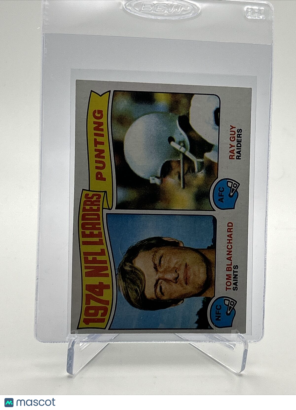 1975 Topps 1974 NFL Punting Leaders Football Card #6 NM Quality FREE SHIPPING