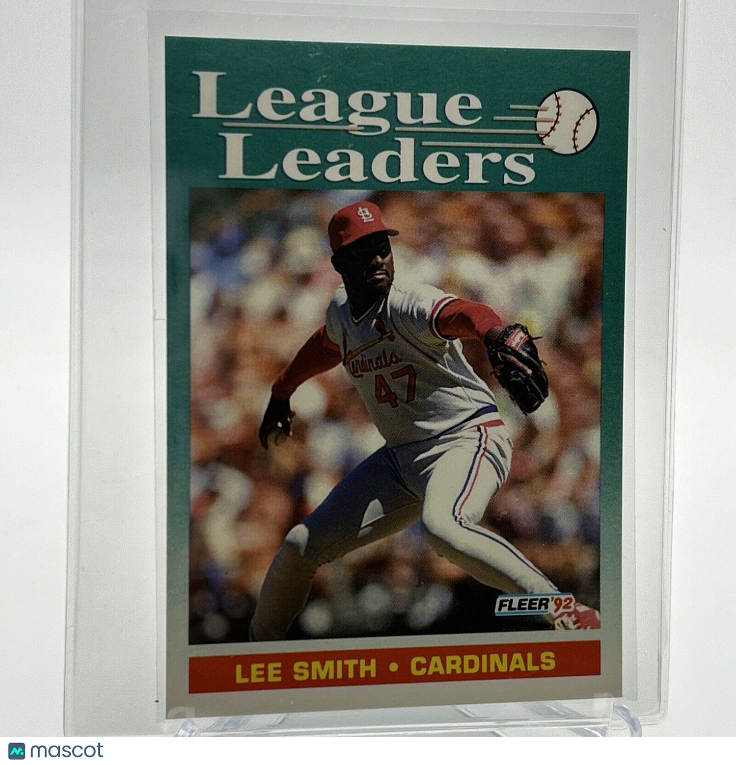 1992 Fleer Lee Smith Baseball Card #697 Mint FREE SHIPPING