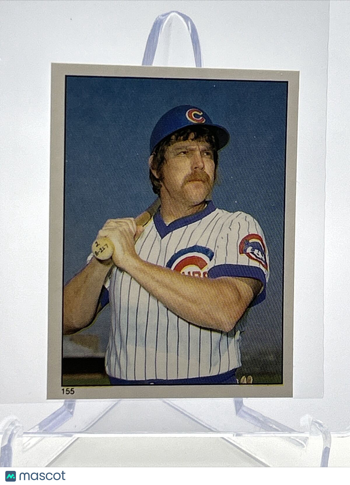 1981 Topps Stickers Mike Tyson Baseball Card #155 NM-Mint FREE SHIPPING