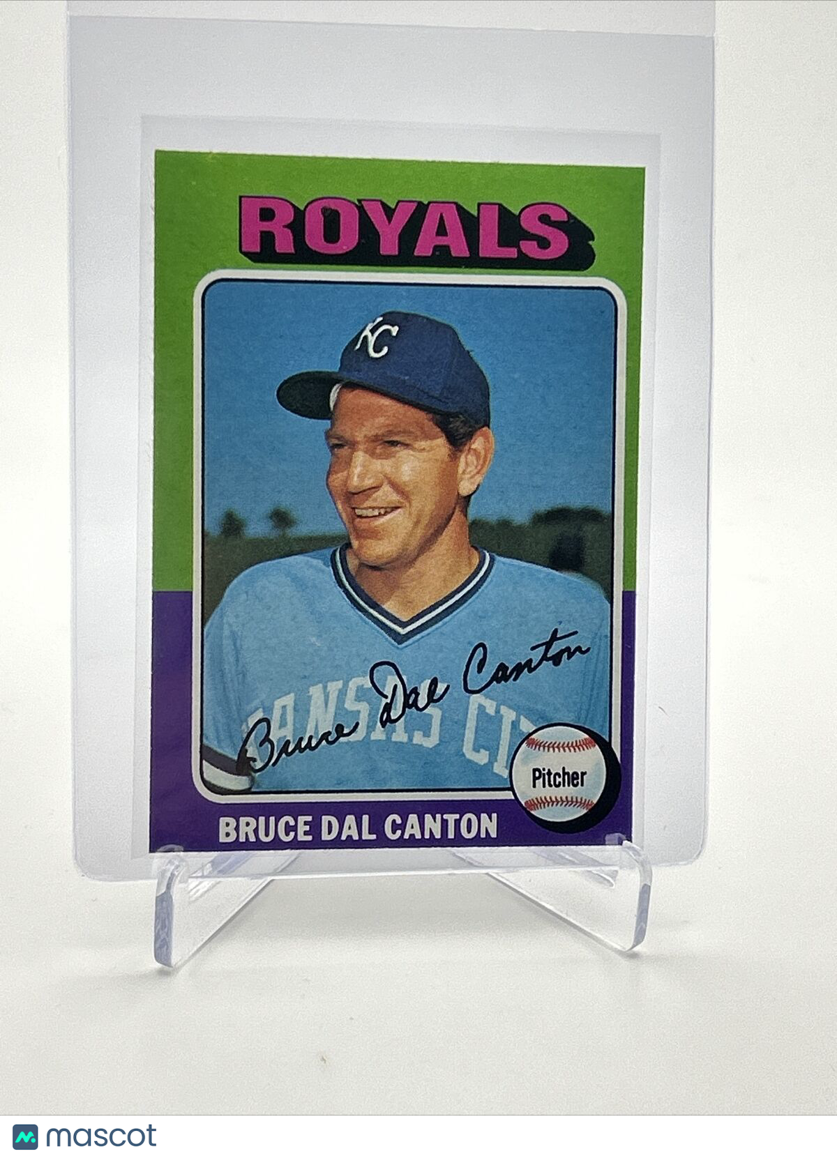 1975 Topps Bruce Dal Canton Baseball Card #472 NM Quality FREE SHIPPING