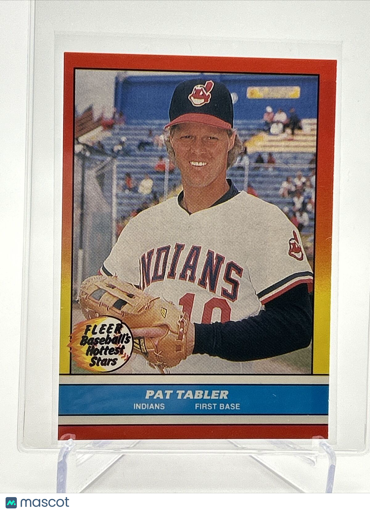 1988 Fleer Hottest Stars Pat Tabler Baseball Card #43 NM-MT FREE SHIPPING