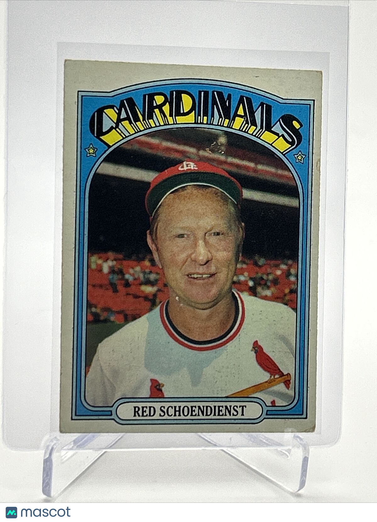 1972 Topps Red Schoendienst Baseball Card #67 VG Quality FREE SHIPPING