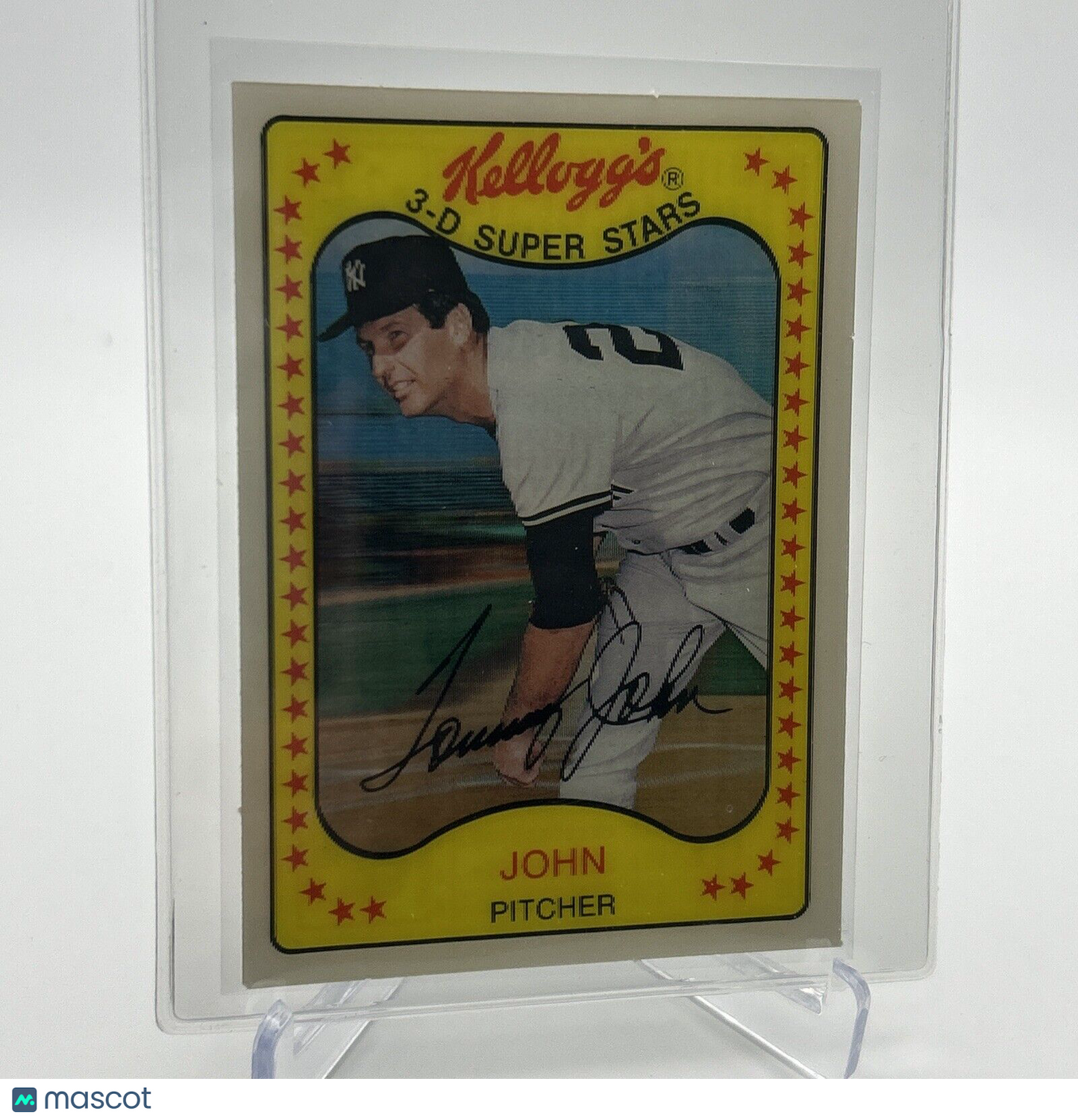 1981 Kellogg's Tommy John Baseball Card #52 NM-Mint FREE SHIPPING