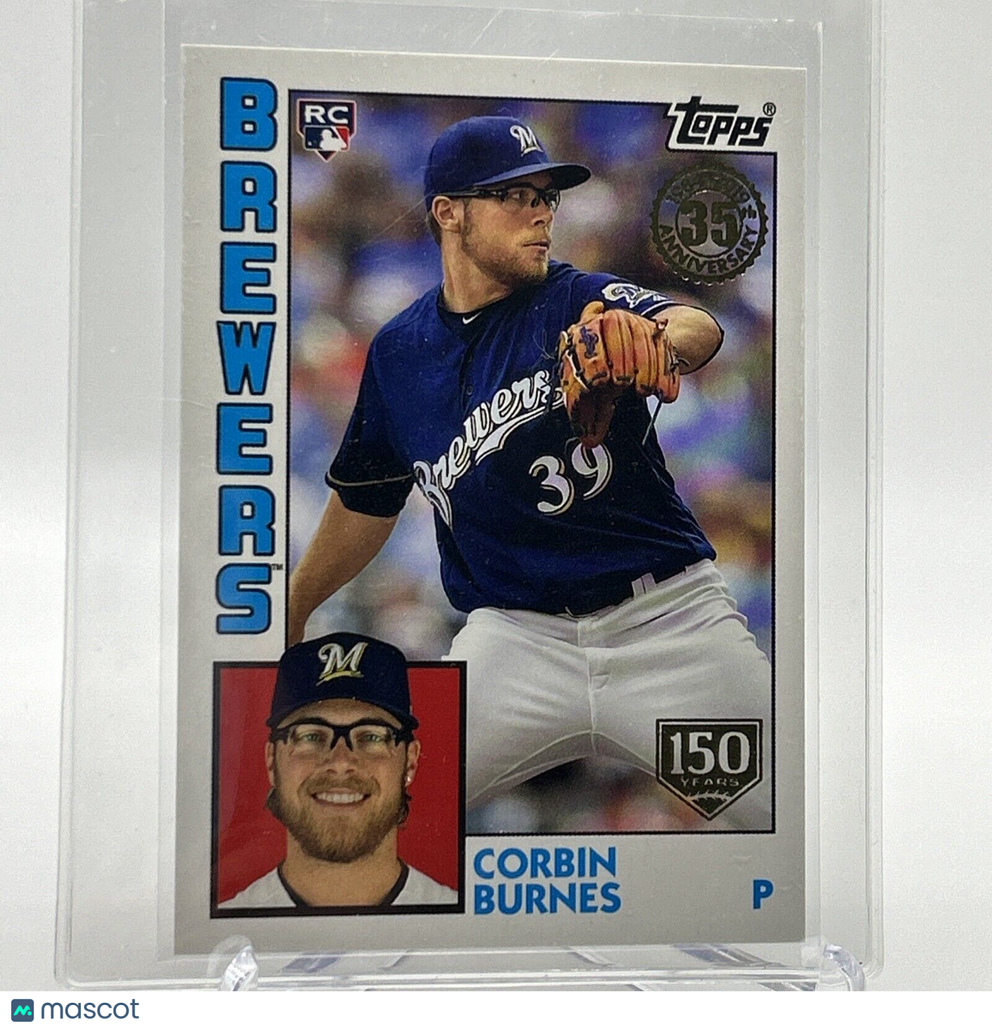 2019 Topps Corbin Burnes 1984 Topps 150th Rookie Card #84R-CB Mint FREE SHIPPING