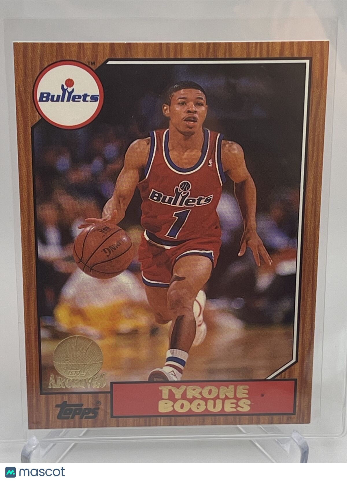 1992-93 Topps Archives GOLD Tyrone Bogues Card #89 Mint FREE SHIPPING