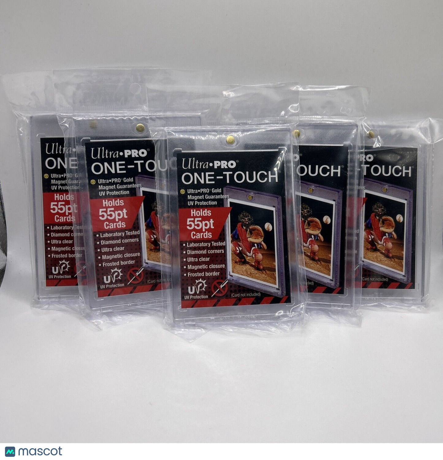 Ultra Pro One-Touch 55pt Point Magnetic Card Holder - Lot of 5