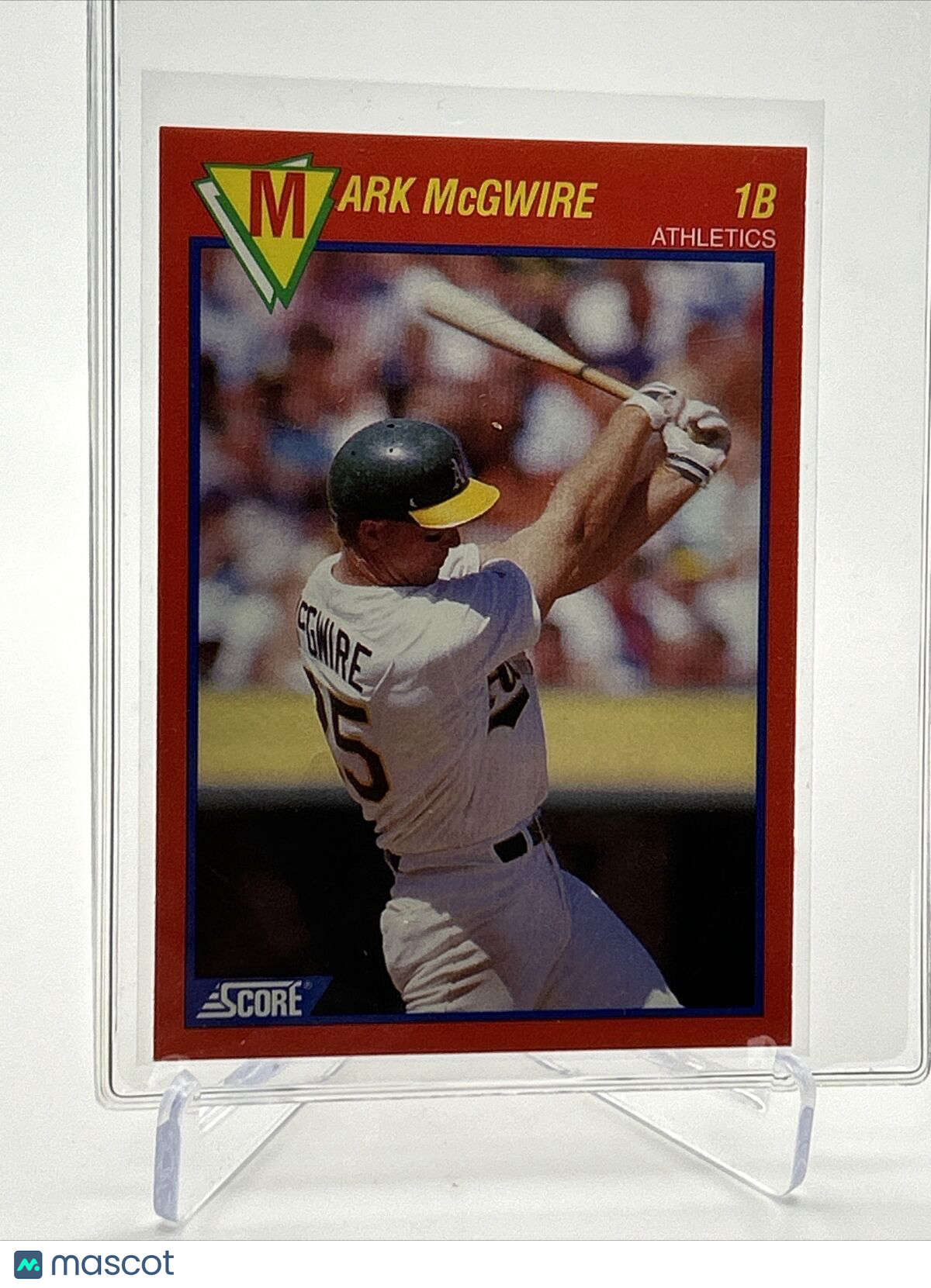 1989 Score Hottest 100 Mark McGwire Baseball Card #25 Mint FREE SHIPPING