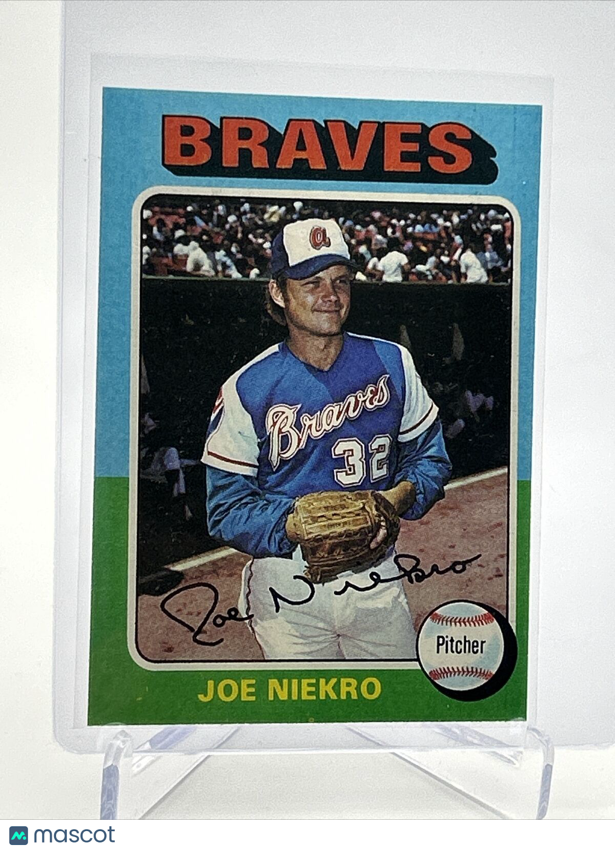 1975 Topps Joe Niekro Baseball Card #595 NM Quality FREE SHIPPING