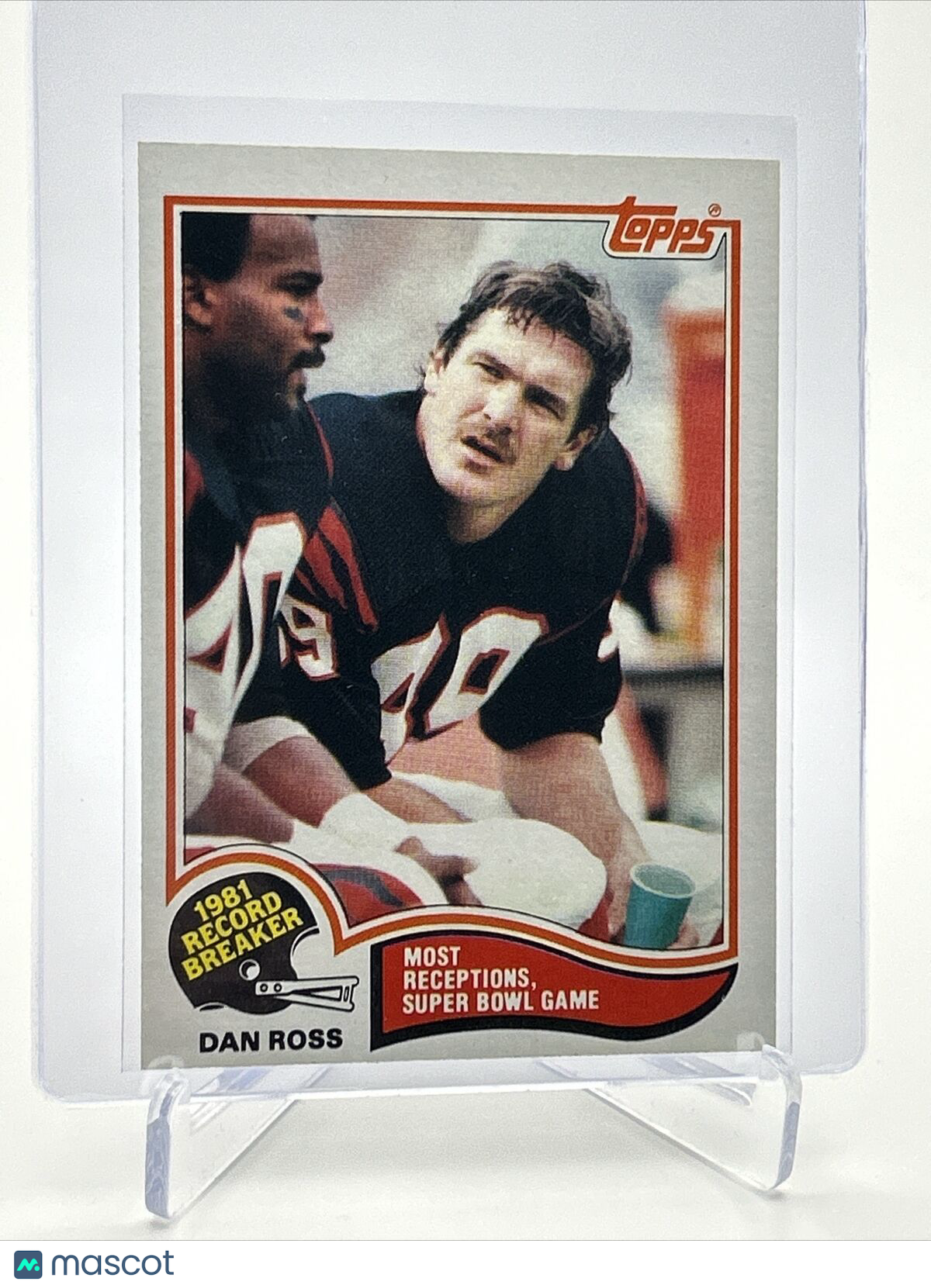 1982 Topps Dan Ross Football Card #6 NM-MT FREE SHIPPING
