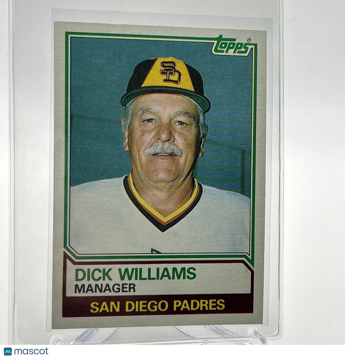 1983 Topps Dick Williams Baseball Card #366 NM-Mint FREE SHIPPING