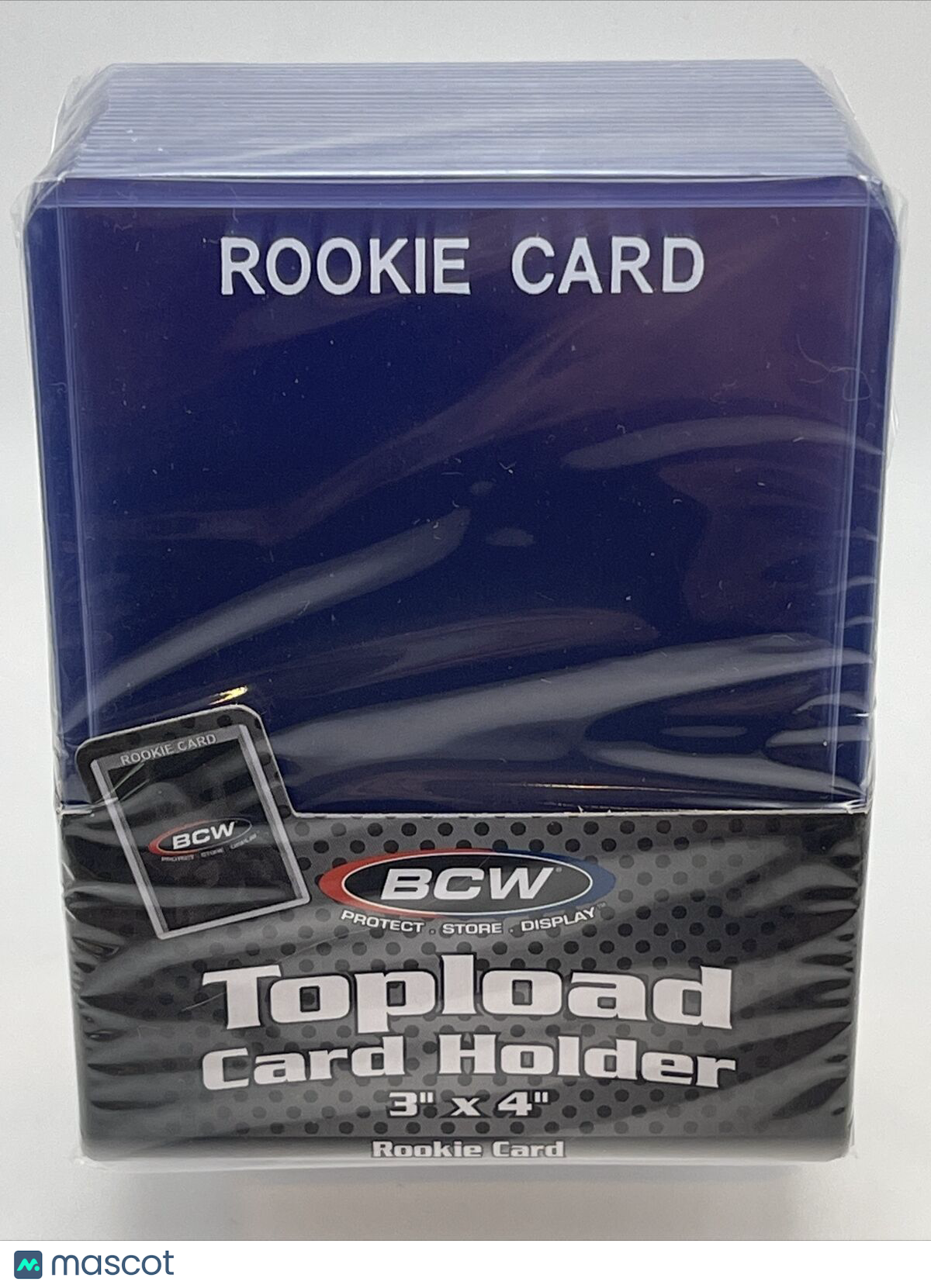 BCW 3X4 WHITE ROOKIE Toploaders 35pt 1 Pack of 25 for Standard Sized Cards