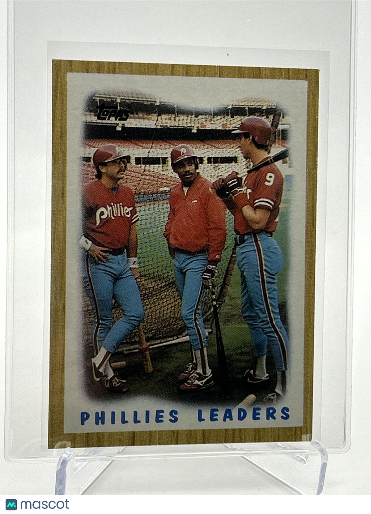 1987 Topps Phillies Leaders Baseball Card #481 Mint FREE SHIPPING