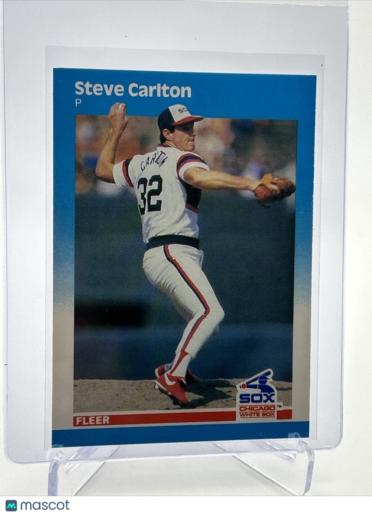 1987 Fleer Steve Carlton Baseball Card #490 Mint FREE SHIPPING