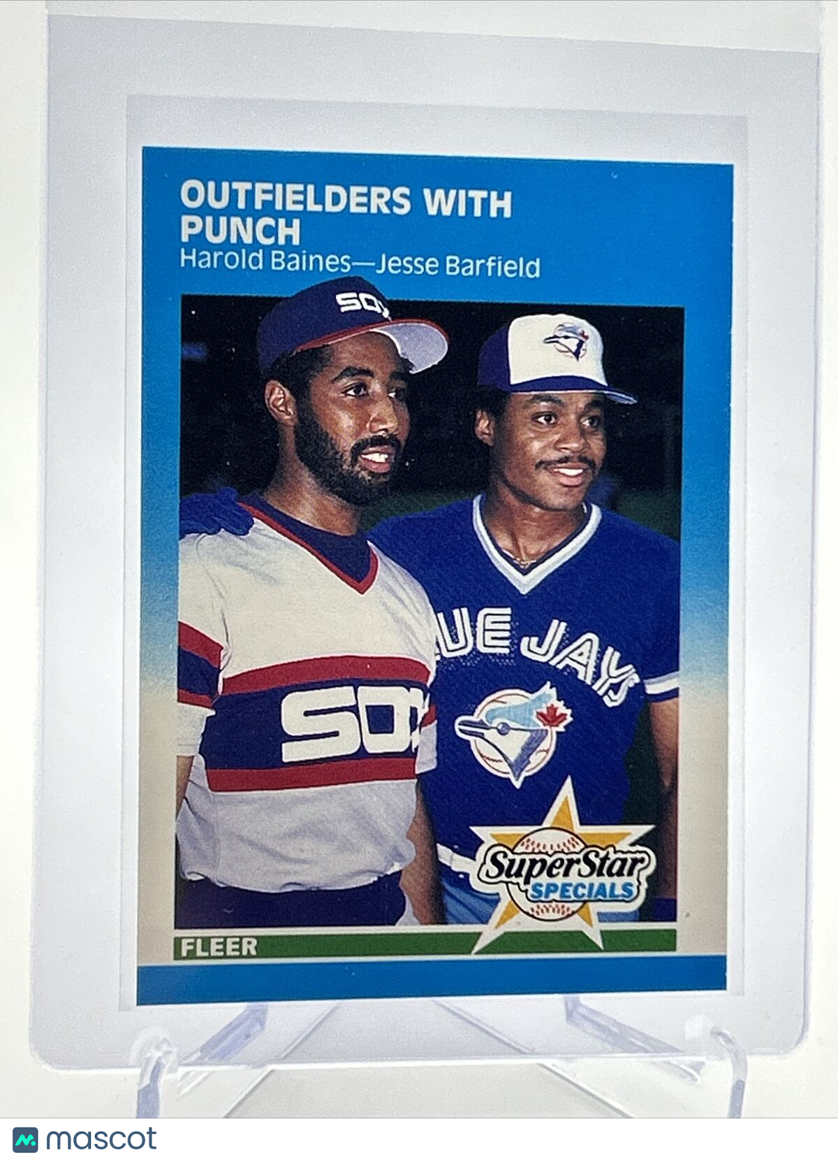 1987 Fleer Harold Baines/Jesse Barfield Baseball Card #643 Mint FREE SHIPPING
