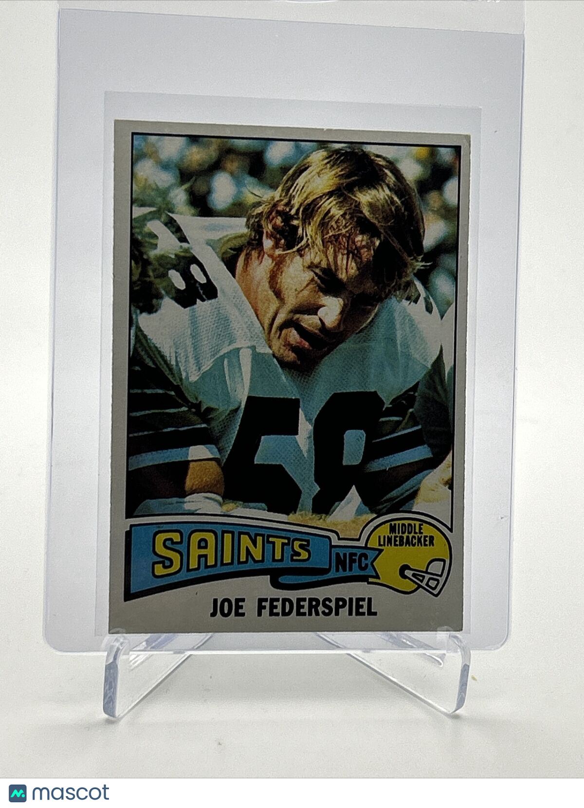 1975 Topps Joe Federspiel Football Card #107 NM Quality FREE SHIPPING