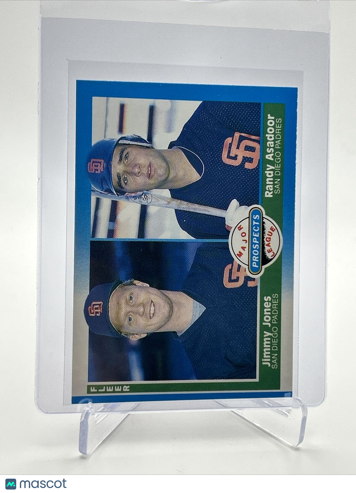 1987 Fleer Jimmy Jones/Randy Asadoor Rookie Card #650 Mint FREE SHIPPING