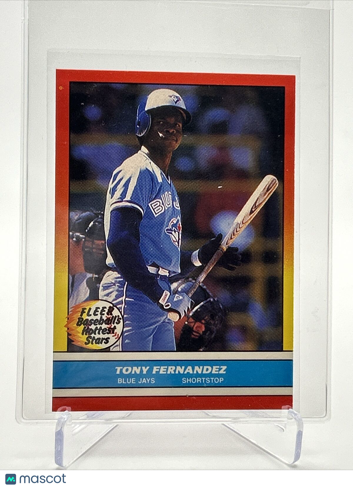 1988 Fleer Hottest Stars Tony Fernandez Baseball Card #10 NM-MT FREE SHIPPING