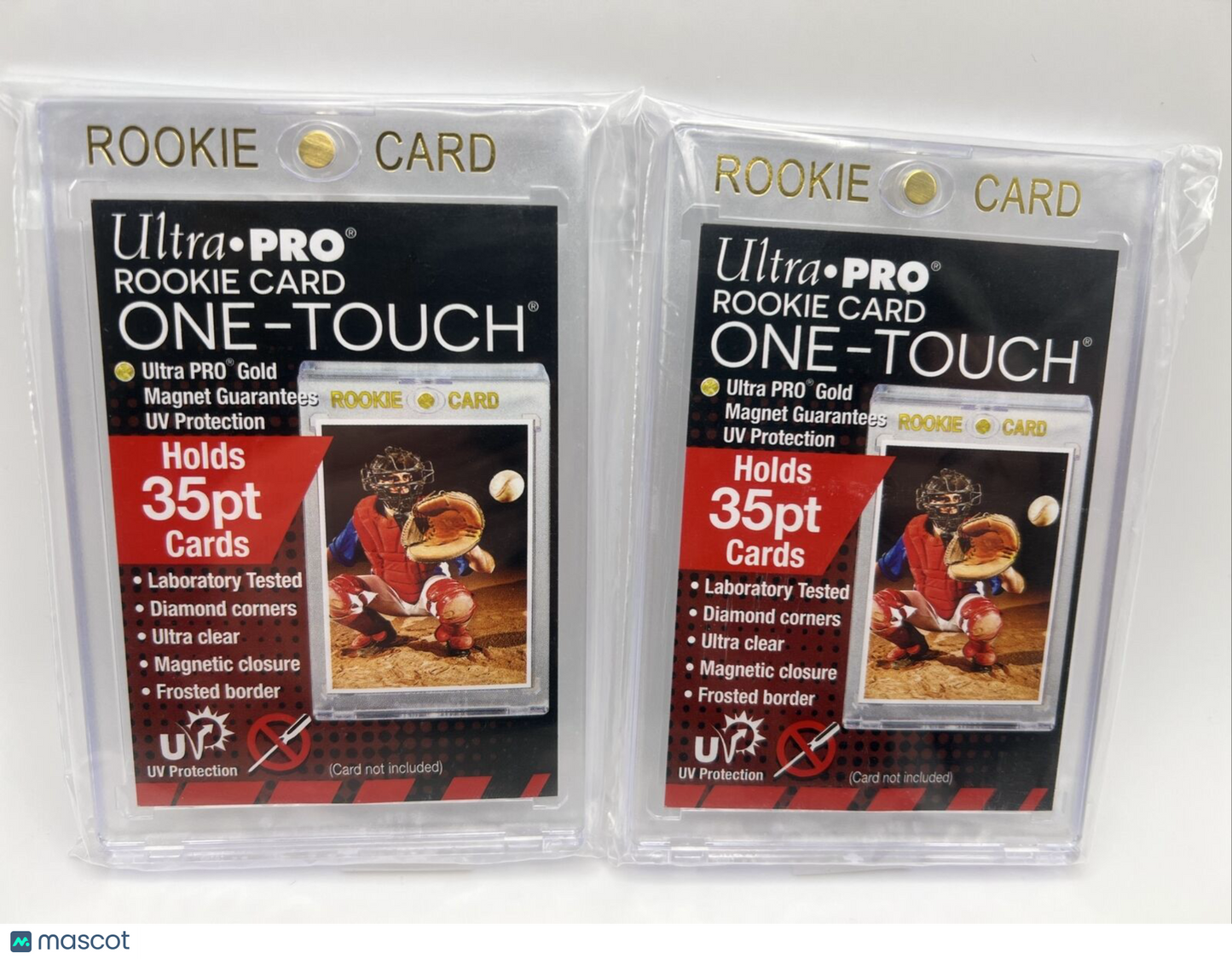 Ultra Pro One-Touch Magnetic Card Holder 35pt Point ROOKIE CARD - Lot of 2