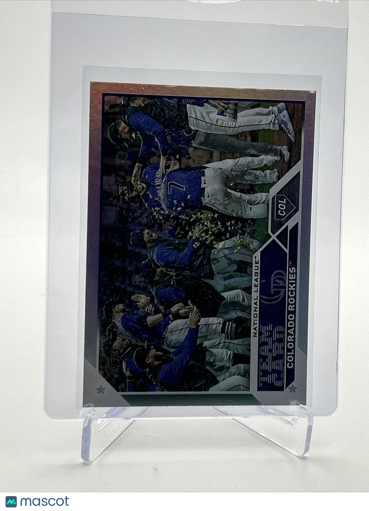 2023 Topps RAINBOW FOIL Colorado Rockies Baseball Card #445 FREE SHIPPING