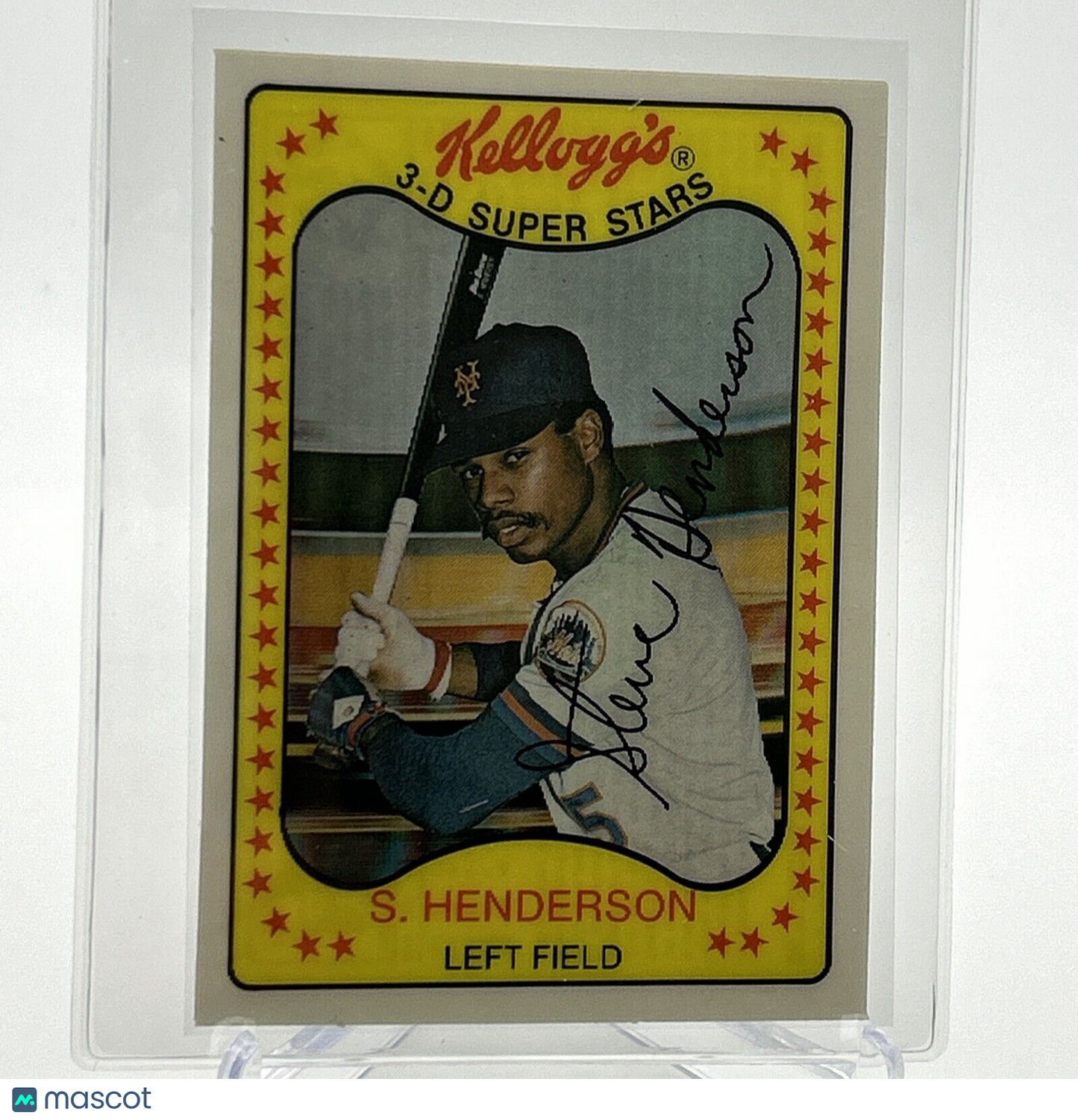 1981 Kellogg's Steve Henderson Baseball Card #25 NM-Mint FREE SHIPPING