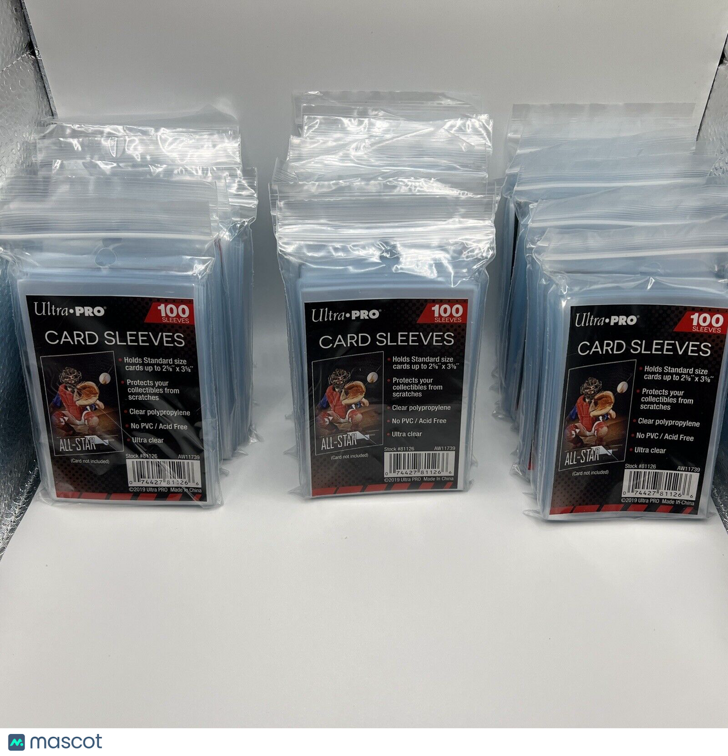 Ultra Pro Penny Card Soft Sleeves 30 Packs of 100 for Standard Cards, 3000 Total