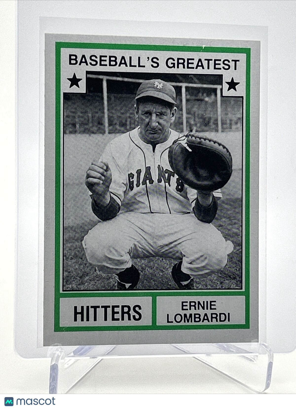 1982 TCMA Greatest Hitters Ernie Lombardi Baseball Card #39 Mint FREE SHIPPING