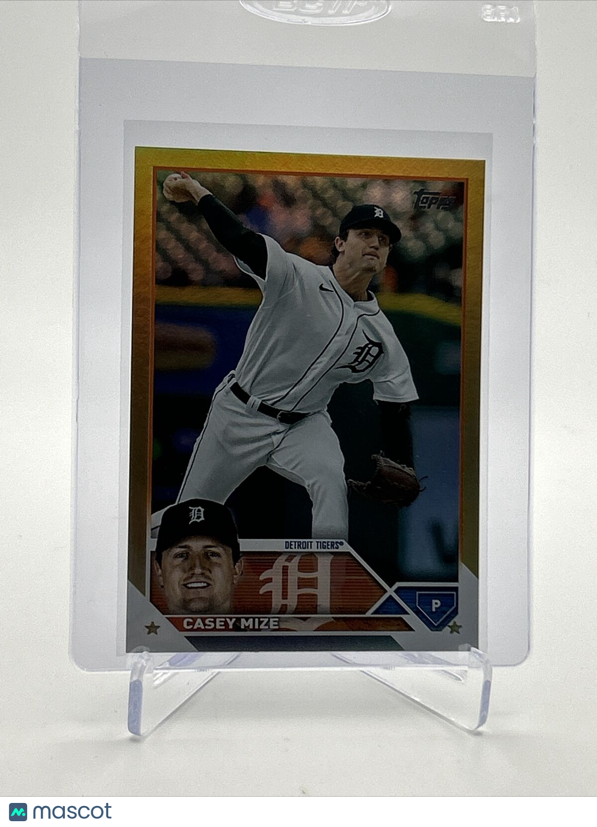 2023 Topps GOLD FOIL Casey Mize Baseball Card #586 FREE SHIPPING