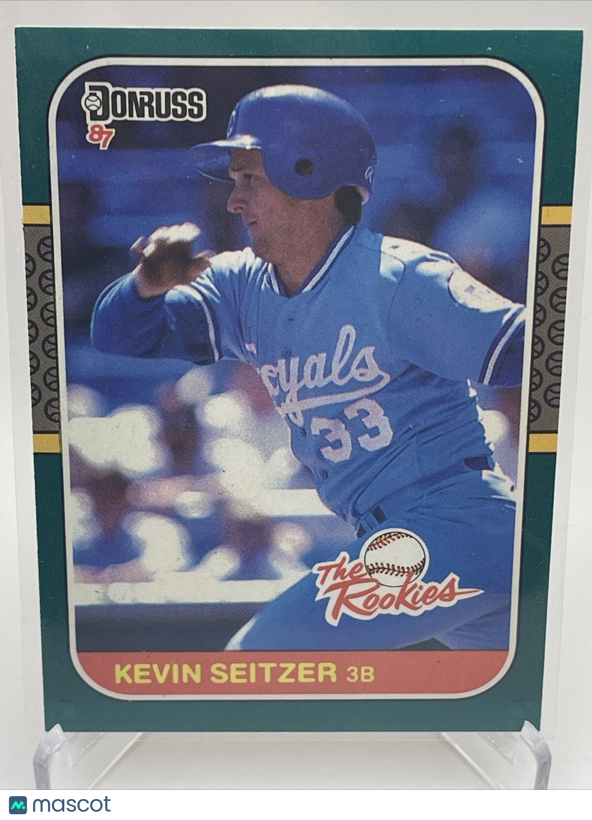 1987 Donruss the Rookies Kevin Seitzer Rookie Card #15 Mint FREE SHIPPING