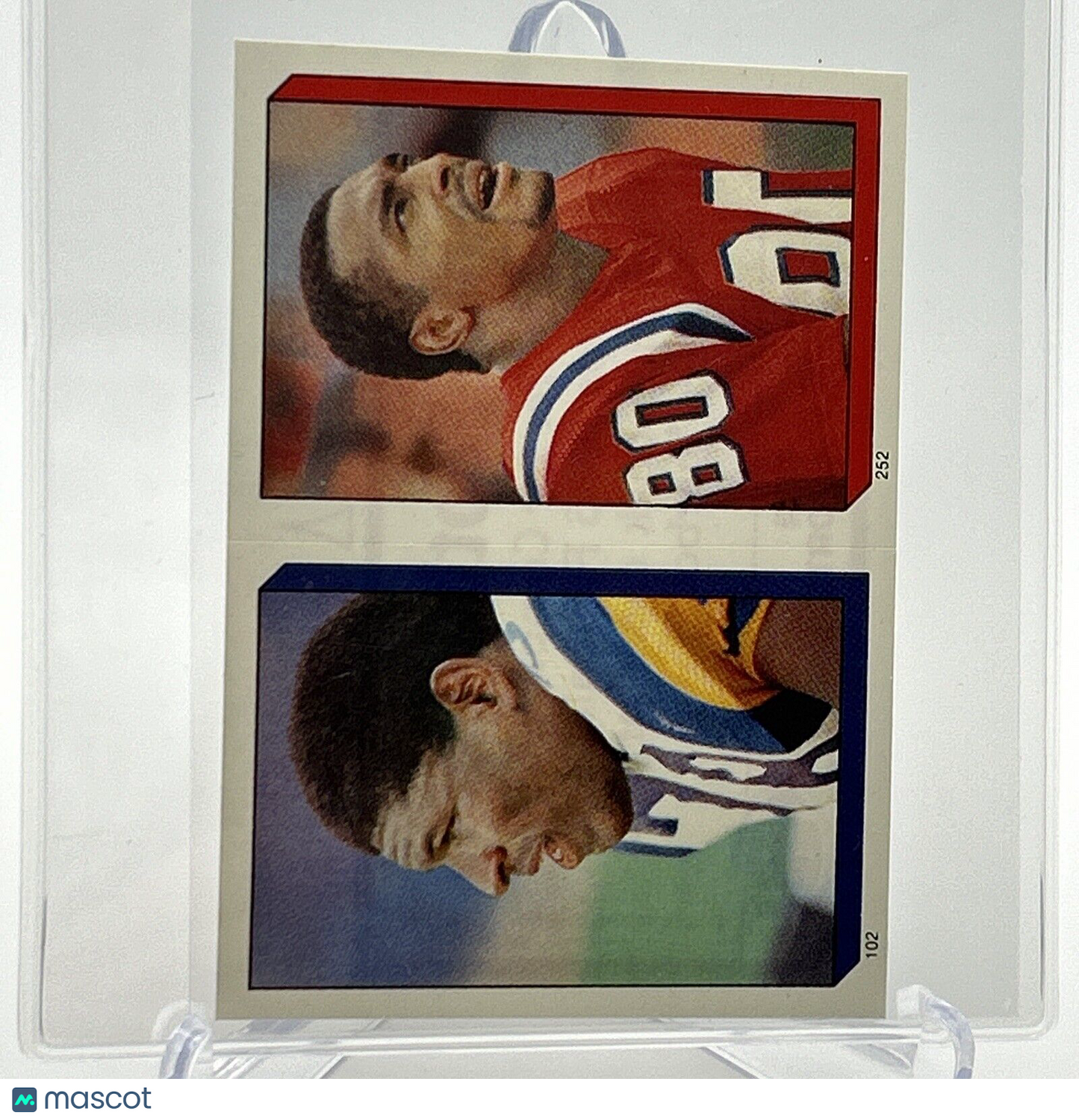 1986 Topps Jackie Slater/Irving Fryar Card #102/252 NM-MT FREE SHIPPING