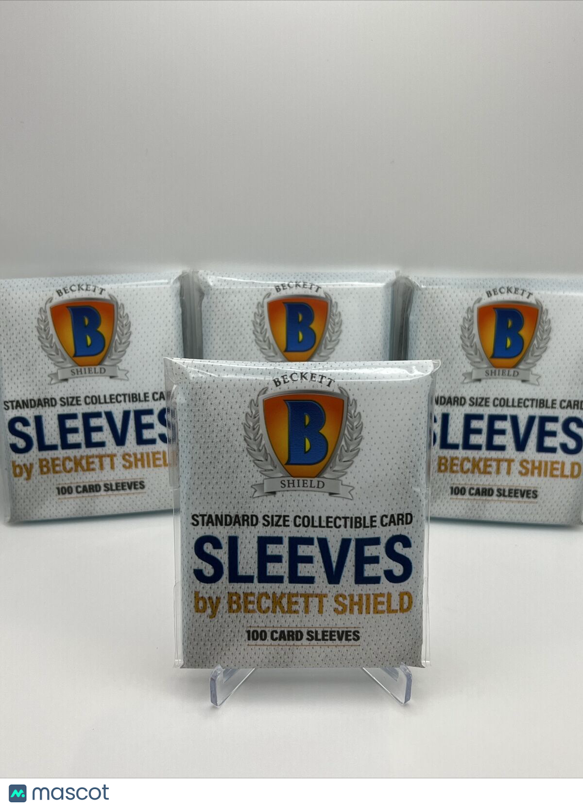 Beckett Shield Soft Penny Card Sleeves 4 Packs of 100 Sleeves for Standard Cards