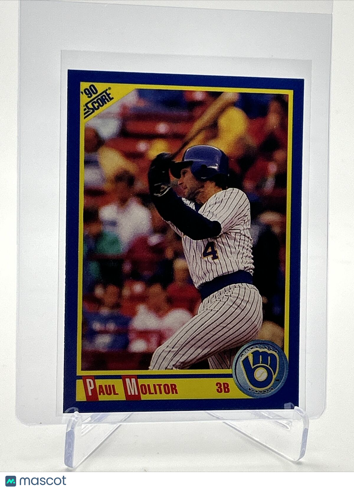 1990 Score Paul Molitor Baseball Card #460 Mint FREE SHIPPING
