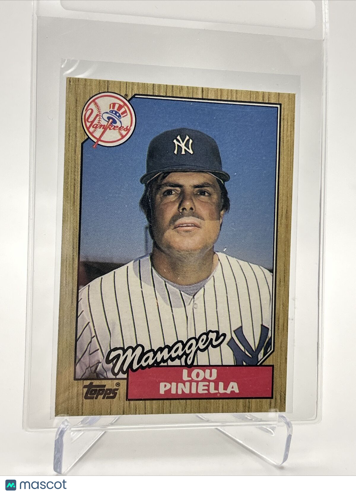 1987 Topps Lou Piniella Baseball Card #168 Mint FREE SHIPPING