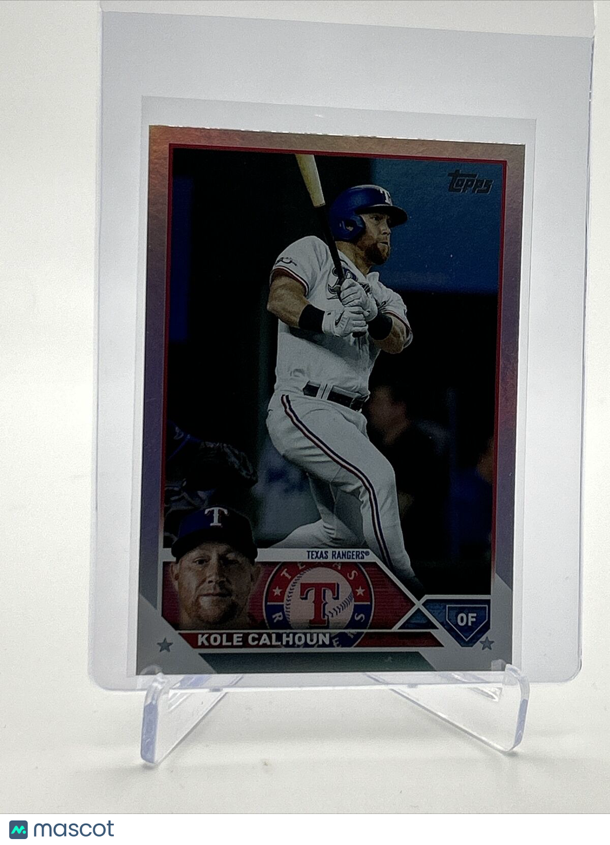 2023 Topps RAINBOW FOIL Kole Calhoun Baseball Card #512 FREE SHIPPING