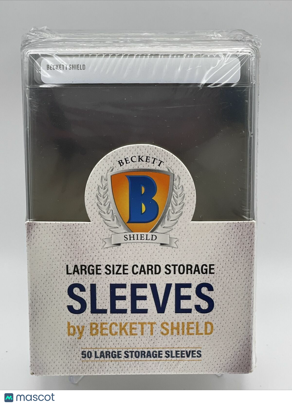Beckett Shield Large Size Semi-Rigid Sleeves 1 Pack of 50 YOU CHOOSE QUANTITY