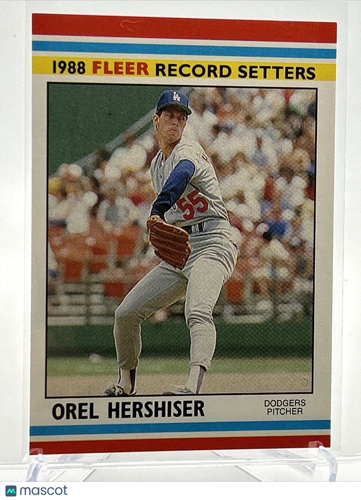 1988 Fleer Record Setters Orel Hershiser Baseball Card #18 Mint FREE SHIPPING